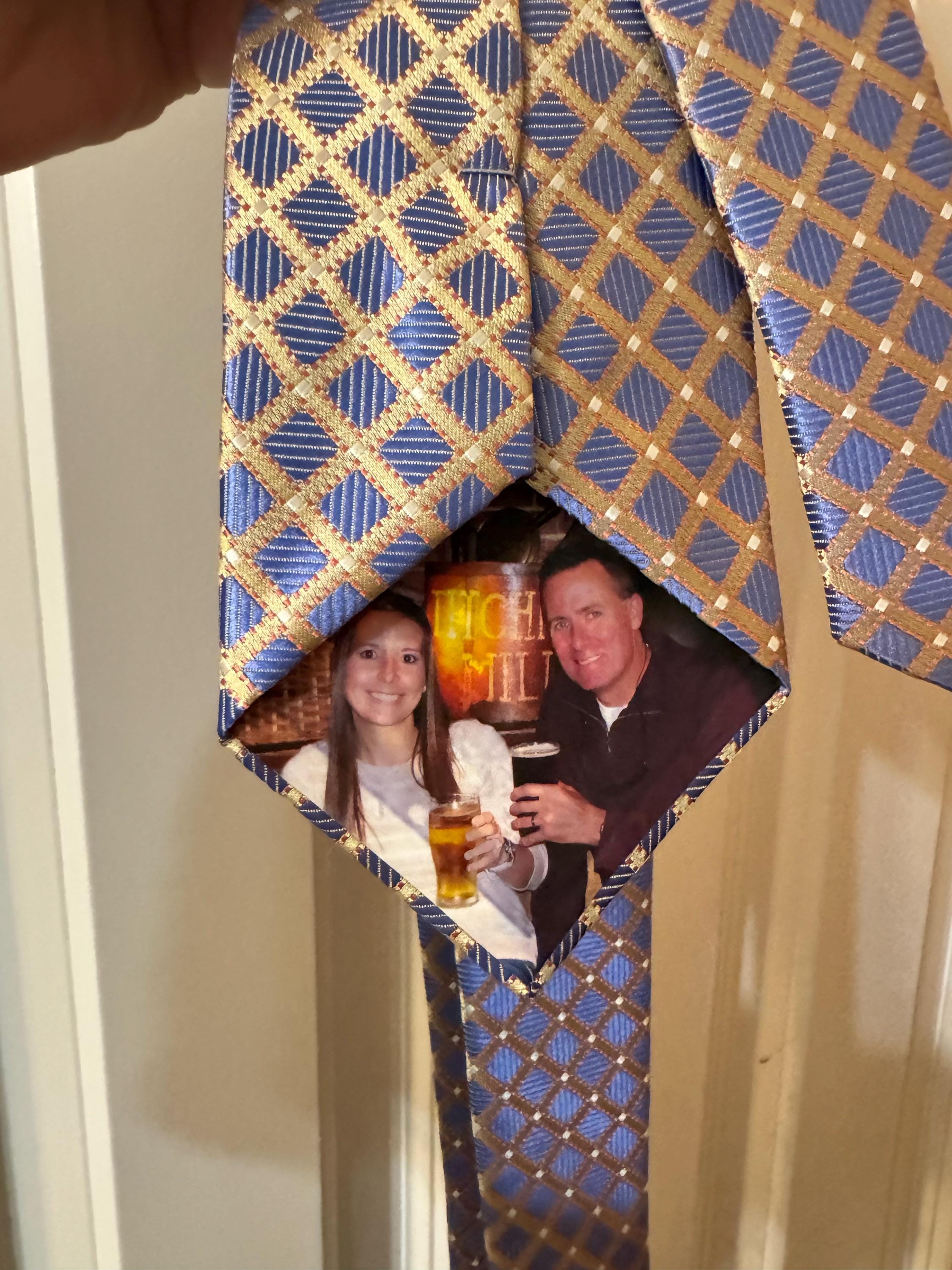 Personalized Photo Silk Tie for Him