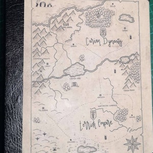 ACOTAR Map Print Handdrawn ACOTAR Map ACOTAR Fantasy Map | Etsy
