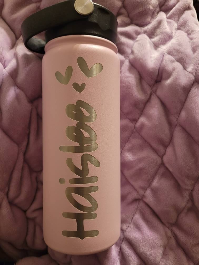 Personalized Kid Water Bottle, Back to School Gifts for Kids, Custom Laser Engraved Bottles, 18oz Water Bottle Personalized Water Bottle