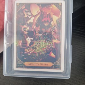 Hazbin Hotel Custom Fan Art Trading Card: Sin City Night PREORDER