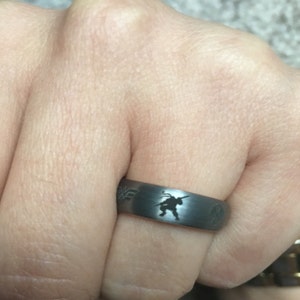 Carefree tungsten carbide best sale ring