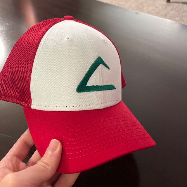 Ash Inspired Hat - Custom Flat Satin Embroidered, Poke