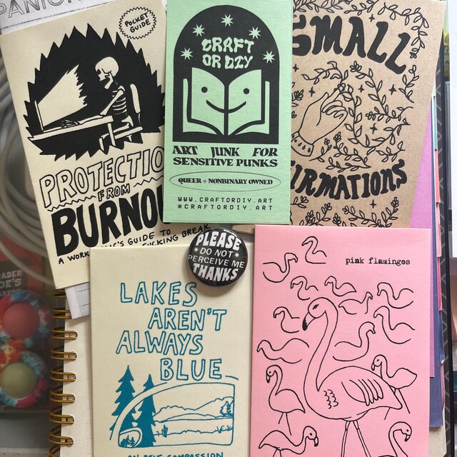 Choose 4 Mini Zines! | Illustrated Zine Bundle - Etsy