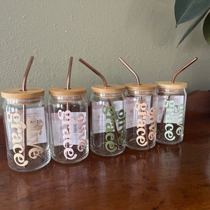 Layhit 3 Pcs Bridesmaid Gifts Bridesmaid Proposal Gifts 16 Oz Cute Can Shaped Drinking Glasses