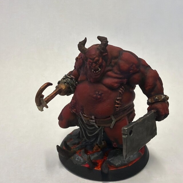 ブッチャーデーモンボスモンスター 28 mm 32 mm 75 mmスケール D&D