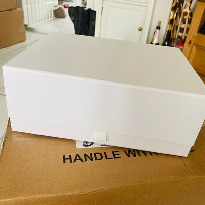 White Gift Box White Magnetic Gift Box Various Sizes - Etsy