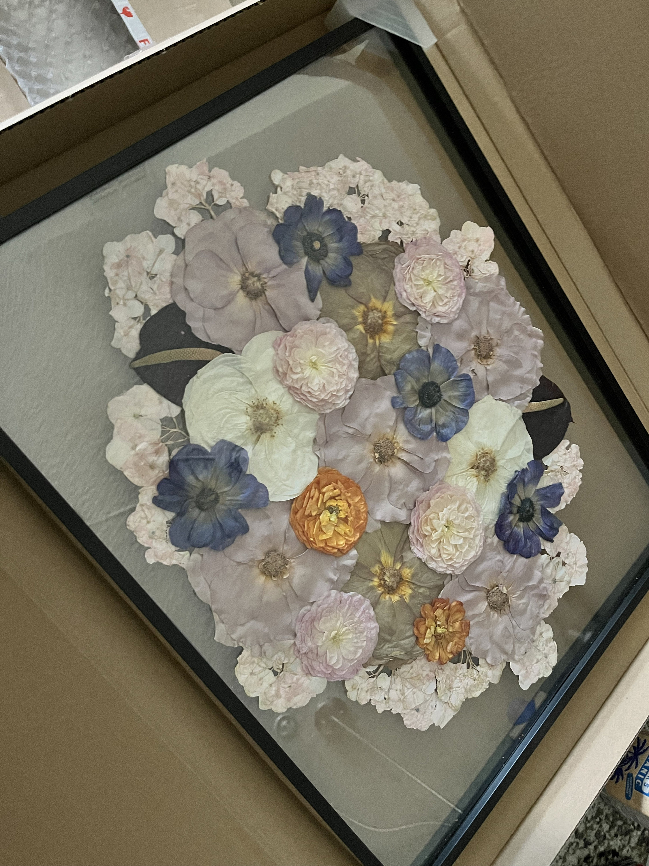 Preserved flowers from Naomi's etsy review