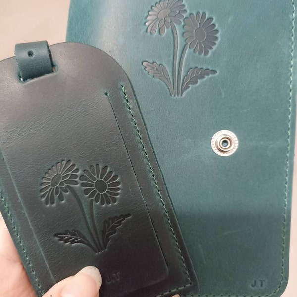 Yellow flower passport cover main image 1
