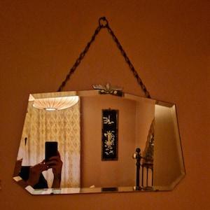 Rising Sun Mirror - vintage art deco mirror