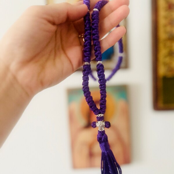 Religious Rope Orthodox Prayer Rope 100 Knots, Christian Rope, Vervica - Etsy
