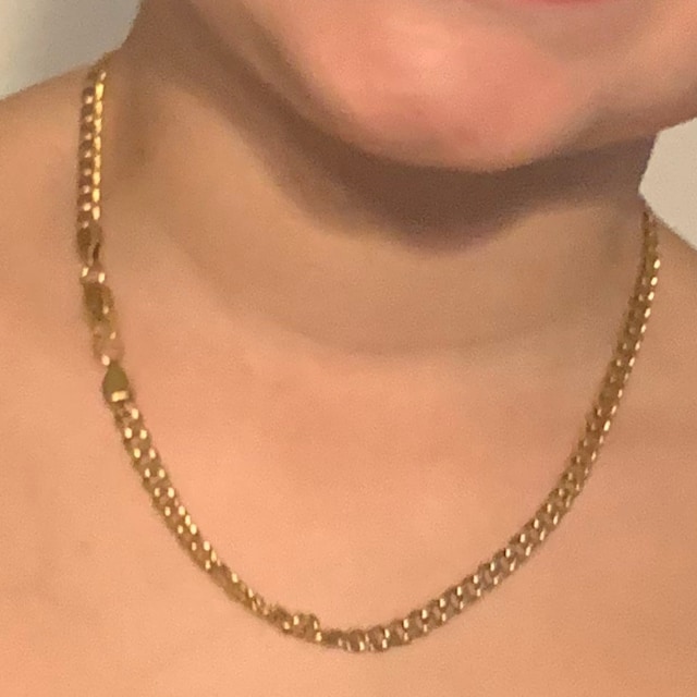 HALUKAKAH ○ 4EVER PAID ○ Catena Oro per Uomo Placcato Oro Reale 18k Iced Out Collana Ciondolo,Pieno Cz Lab Diamanti Set Griffe,14mm Catena a Maglia Cubana 45cm,Confezione Regalo Gratuita