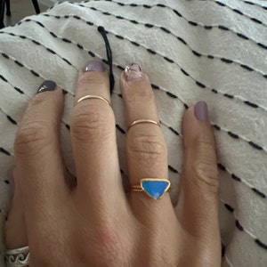 Customer photo from Dorisa, Raw Australian Opal Ring