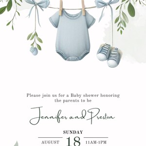 EDITABLE Lamb Baby Shower Invitation Template INSTANT DOWNLOAD Canva ...