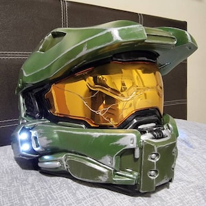 Halo Master Chief Helmet Wearable Full Size Helmet fan Made Prop - Etsy