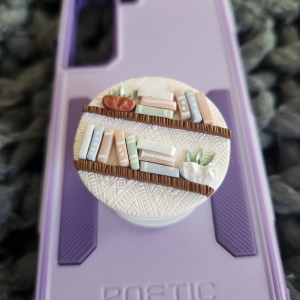 Boho Bookshelf Authentic Popsocket™ Popgrip Phone Grip - Expanding ...