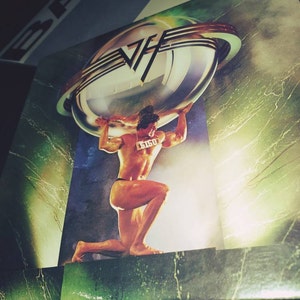 Vintage Van Halen 5150 Vinyl Record LP 1984 Album 80s 1980s Rock