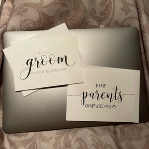 Foiled To My Wonderful Parents On My Wedding Day - Carte De