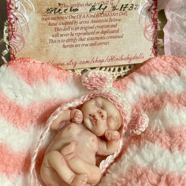 Learn How to Make a Tiny Polymer Clay Baby - DIY Mini Baby Doll ...