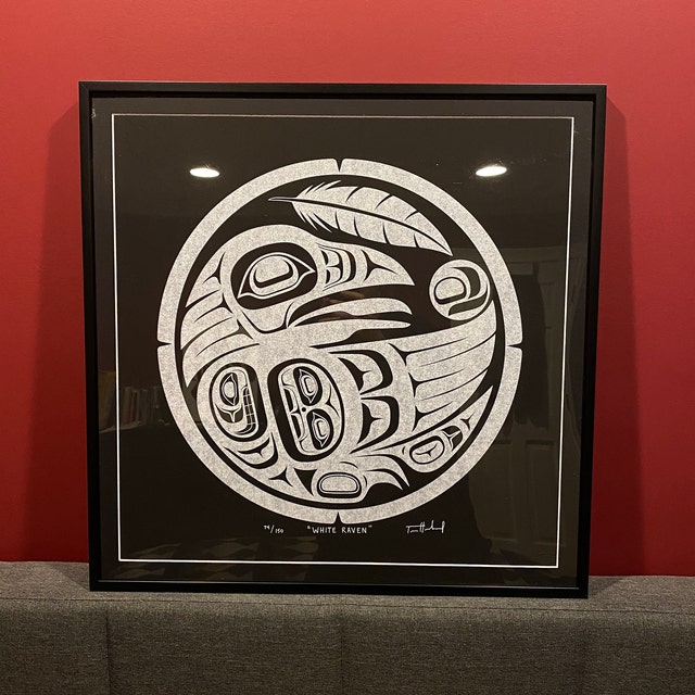 Northwest Coast Native Raven and Sun Limited Edition Print