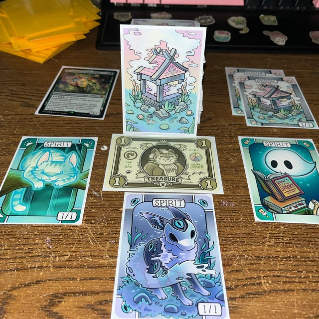 MTG用イラスト入りスリーブ || 在庫あり！デザインは随時変更