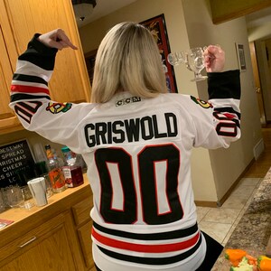 Christmas Vacation Clark Griswold #00 Chicago Blackhawks Hockey Jersey -  clothing & accessories - by owner - apparel