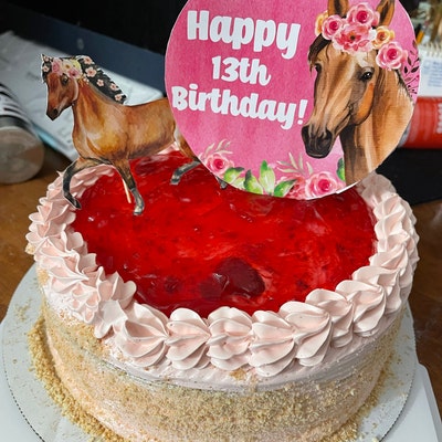 Printable Horse Cake Topper Horse Centerpieces Saddle up - Etsy