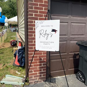 EDITABLE Graduation Party Welcome Sign Template | Graduation Party ...