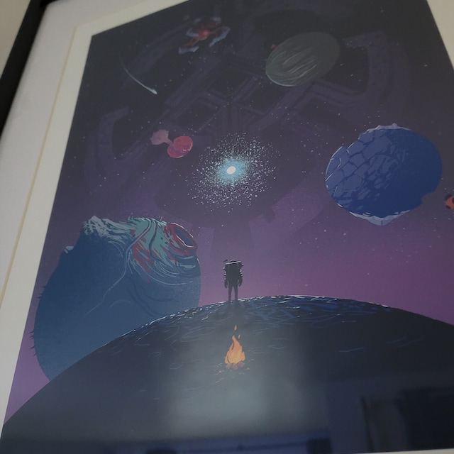 AndersonArt3D - Outer Wilds Solar System Poster