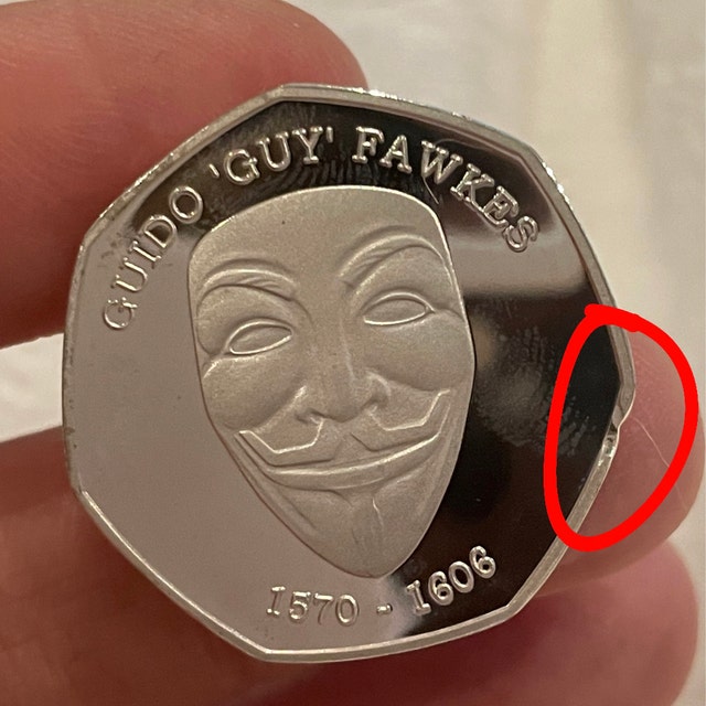 Guy Fawkes & the Gunpowder Conspirators 1605 Silver Commemorative
