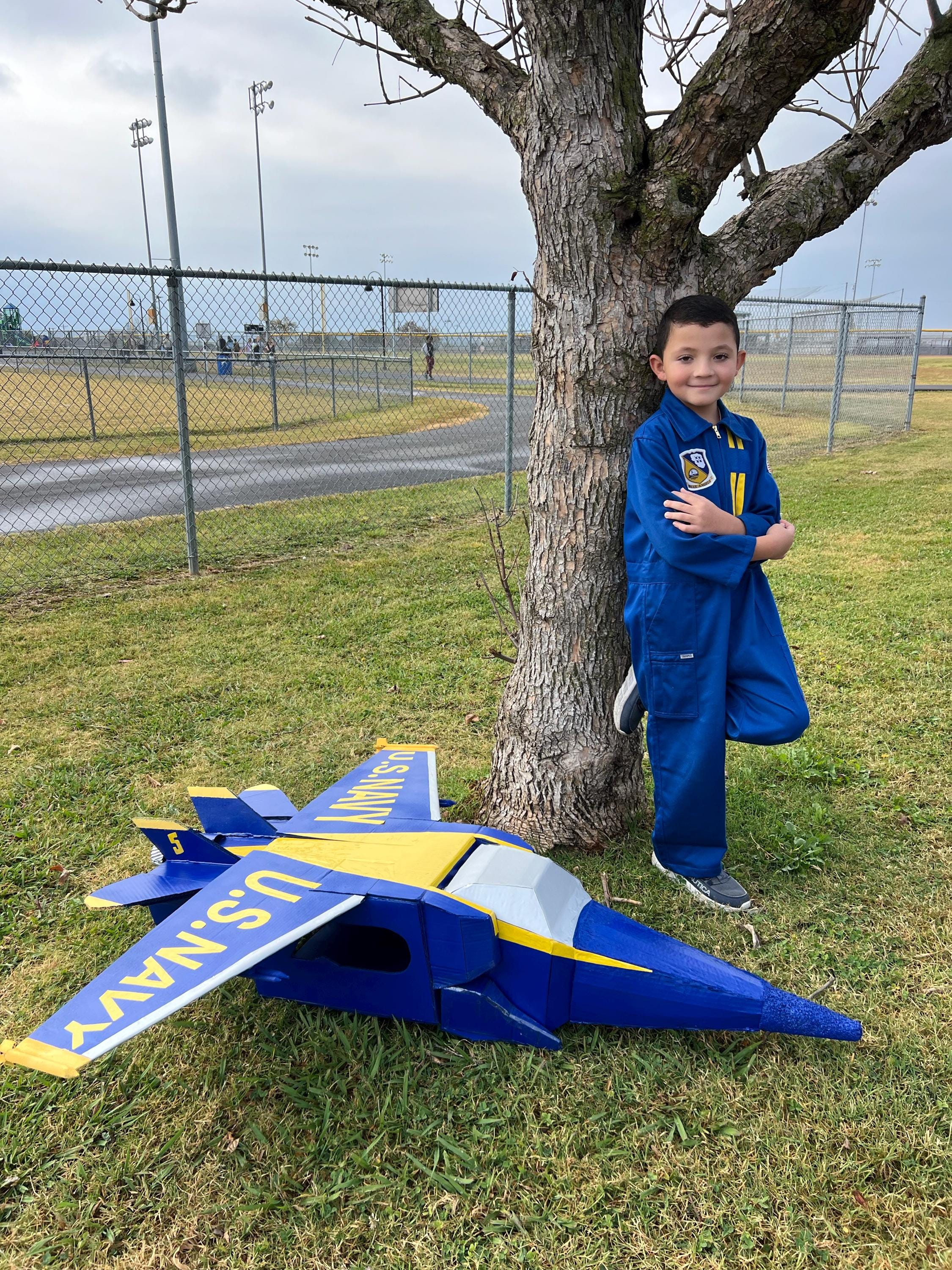 Licensed Blue Angels Youth Flight Suit and Garrison Cap
