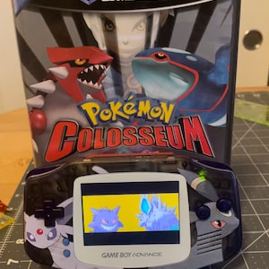 Umbreon and Espeon Custom Nintendo Gameboy Advance Shell 