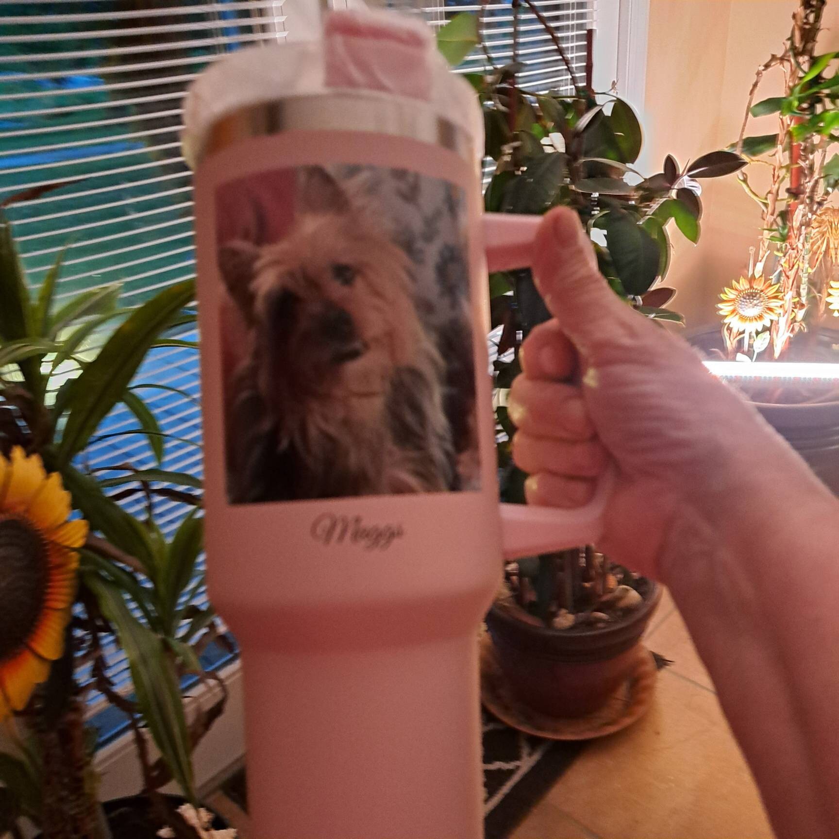 Personalized Mother's Day Tumbler - 40oz Insulated Custom Cup with Straw, Perfect Gift for Grandma and Family Memories