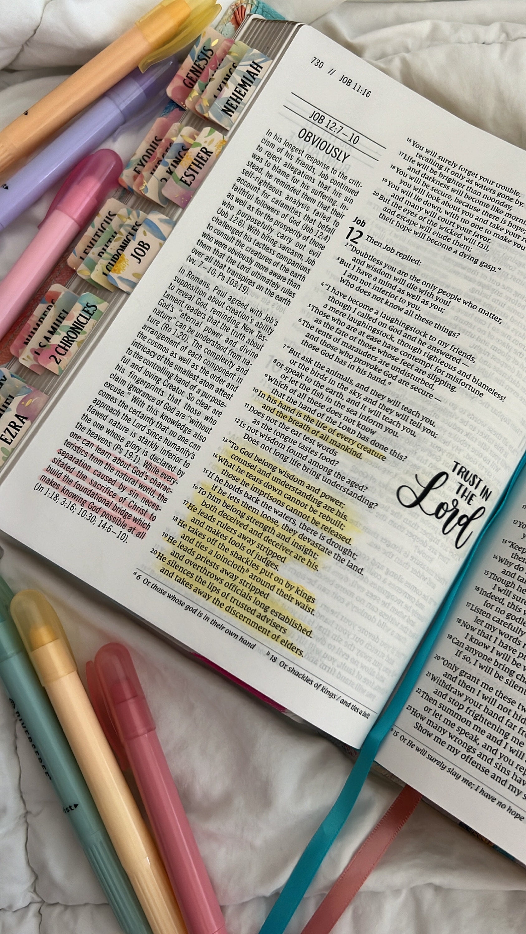 Bible and Planner Clear Stickers