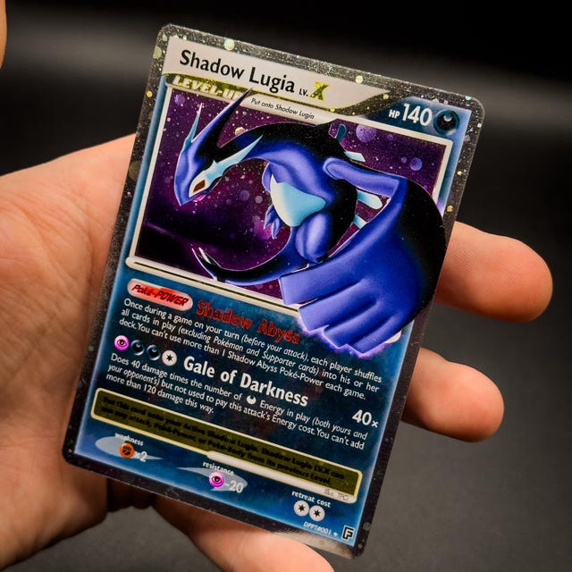 Custom Card Orica SHADOW LUGIA - Etsy