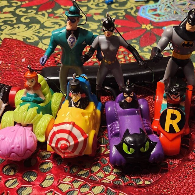 Vintage Batman Toys Complete Set 1991 Mcdonald's Happy Meal