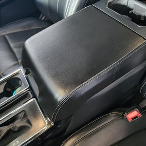 Fits Toyota Matrix 2003-2008 Center Armrest Console Lid Upholstery Replacement Trim Scratch Resistant PVC Vinyl Leather Material