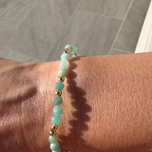 Review photo by Etsy buyer for Summer Beaded Bracelet Set