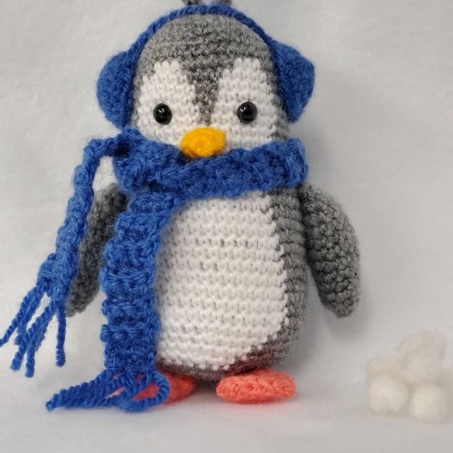 マムフォード・ザ・ペンギンの編みぐるみ編み図 - Etsy 日本