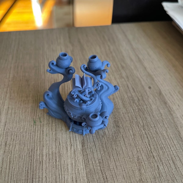 Mini Engine Cauldron Steaming Cauldron - Unpainted Miniature - Etsy
