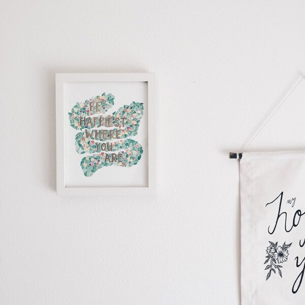 HAWTHORNE Birthday Greeting Card, Floral Birthday Card, Happy Birthday