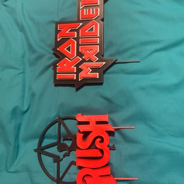 AC/DC 3D Printed Logo - Etsy