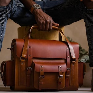 Buy Bag Pattern Pdf Download Leather DIY Explorer Bag Video Tutorial ...