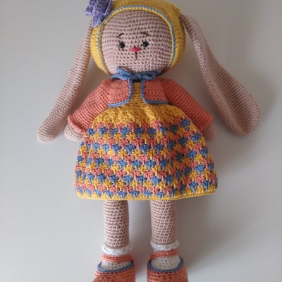 Crochet Pattern Amigurumi Doll Clothes Outfit lea / Polushkabunny - Etsy