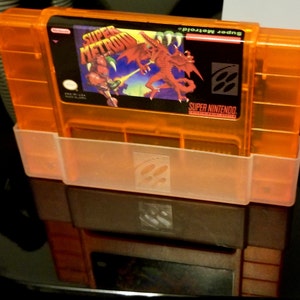 SNES Replacement Case Cartridge Shell Transparent COLOR TOP Quality ...