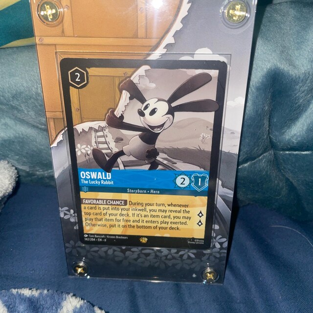 Disney Lorcana D23 Expo Collection Oswald the Lucky Rabbit #6 Promo Custom  Case - Etsy