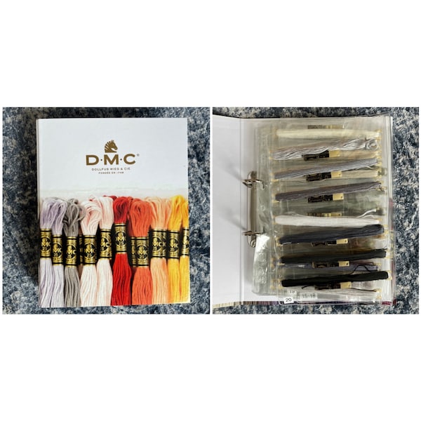 DMC Gold Concept Ring Binder / Plastic File Inserts - Stitch Bow Floss ...