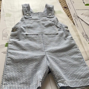 AHOY UNLINED Romper Pattern Pinafore Pattern Pdf, Toddler Baby Boy Girl ...