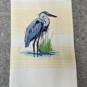 Blue Heron - Machine Embroidery Design - 3 Sizes, Heron Embroidery ...