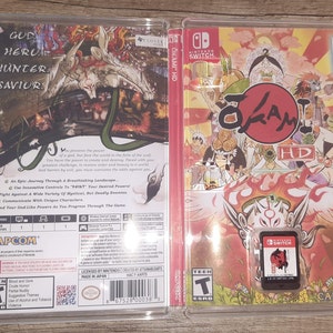 Okami HD - Custom Nintendo Switch Boxart With Physical Game Case