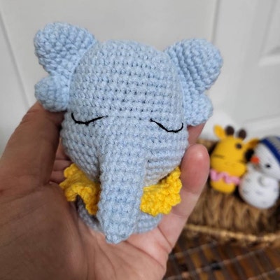 Crochet Mini Toys: Elephant Tiger Panda Koala Lion and - Etsy